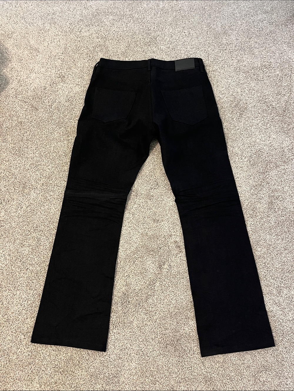 Purple Brand P004 Black Men's Bootcut Jeans - Picture 7 of 8